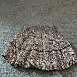 LA HEARTS CUTE CHEETAH SKIRT